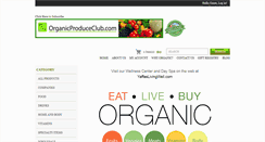 Desktop Screenshot of organicproduceclub.com