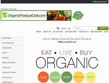 Tablet Screenshot of organicproduceclub.com